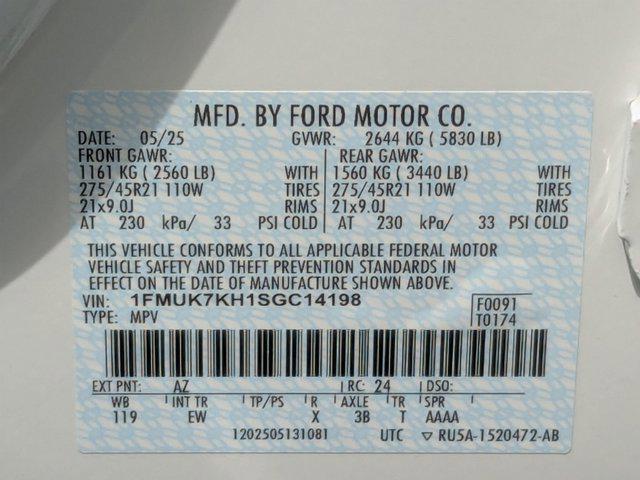 new 2025 Ford Explorer car, priced at $46,142