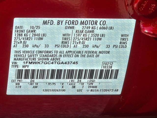 new 2026 Ford Explorer car, priced at $54,991