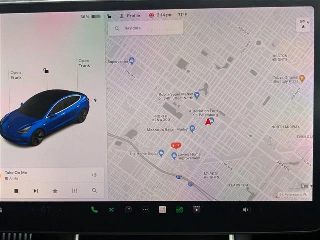 used 2019 Tesla Model 3 car, priced at $18,492