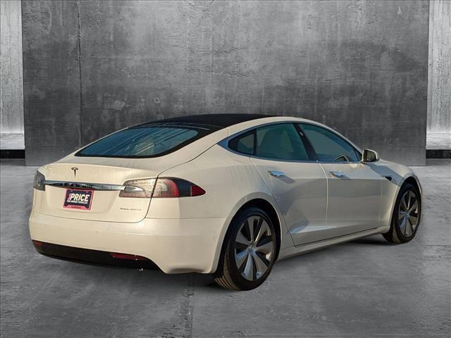 used 2021 Tesla Model S car, priced at $44,995