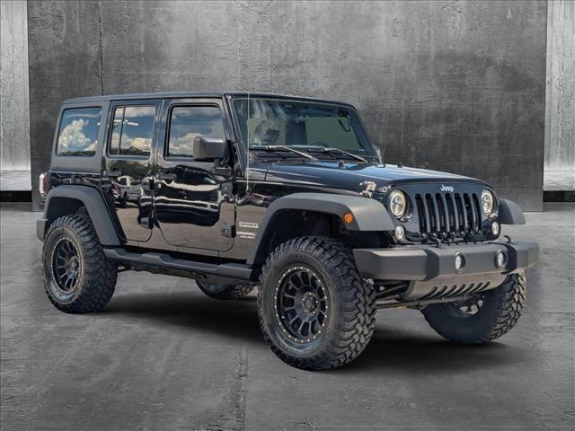 used 2017 Jeep Wrangler Unlimited car, priced at $25,992