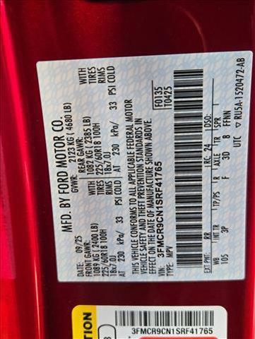 new 2025 Ford Bronco Sport car, priced at $35,491