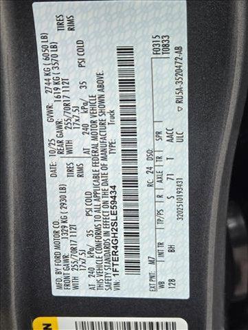 new 2025 Ford Ranger car, priced at $33,991