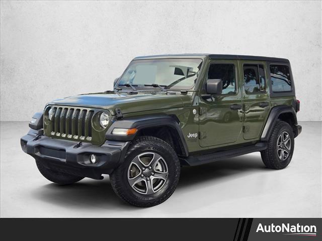 used 2020 Jeep Wrangler Unlimited car, priced at $26,590