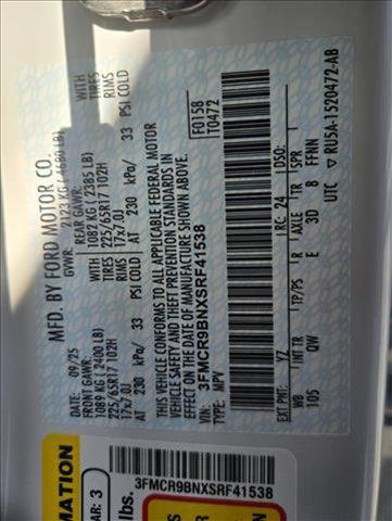 new 2025 Ford Bronco Sport car, priced at $28,491