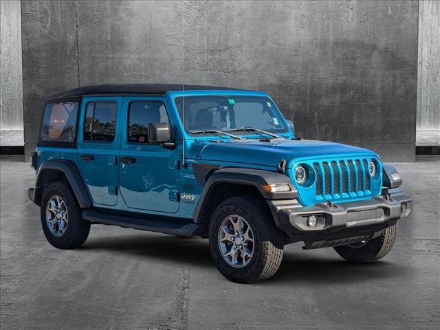 used 2020 Jeep Wrangler Unlimited car, priced at $27,982