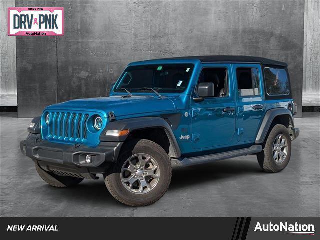 used 2020 Jeep Wrangler Unlimited car, priced at $27,982