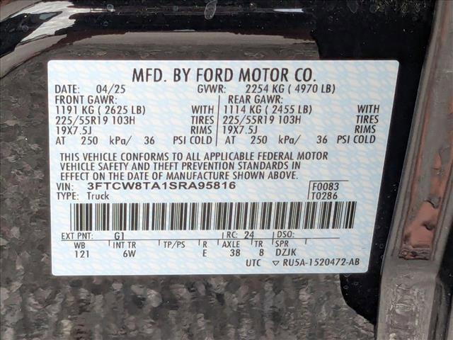 new 2025 Ford Maverick car, priced at $35,179