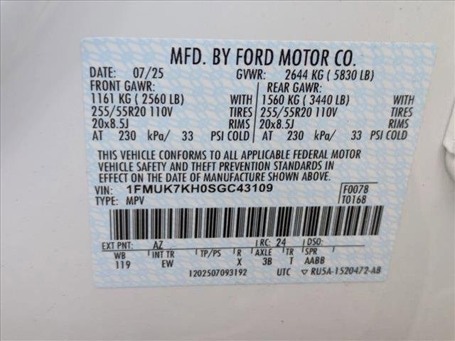 new 2025 Ford Explorer car, priced at $44,491