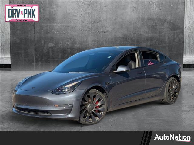 used 2022 Tesla Model 3 car, priced at $34,991