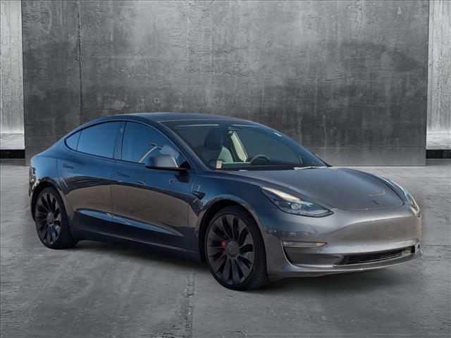 used 2022 Tesla Model 3 car, priced at $34,991