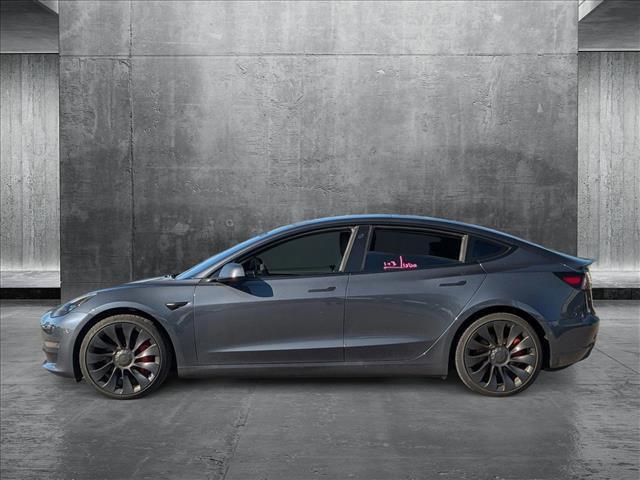 used 2022 Tesla Model 3 car, priced at $34,991