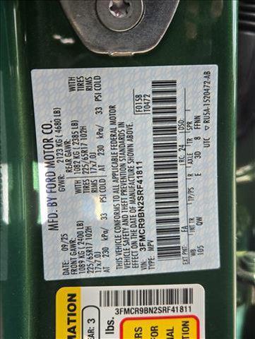 new 2025 Ford Bronco Sport car, priced at $28,491