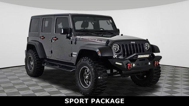 used 2017 Jeep Wrangler Unlimited car, priced at $19,123