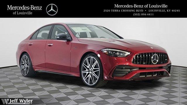 new 2024 Mercedes-Benz AMG C 43 car, priced at $77,620