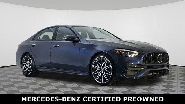 used 2024 Mercedes-Benz AMG C 43 car, priced at $59,879
