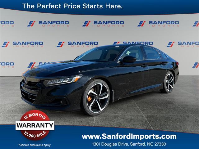 used 2021 Honda Accord car, priced at $21,998