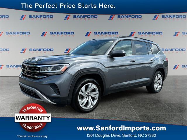used 2021 Volkswagen Atlas car, priced at $23,750