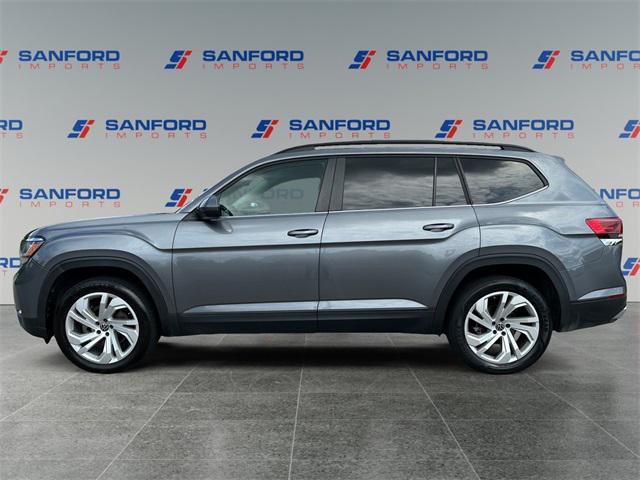 used 2021 Volkswagen Atlas car, priced at $23,750