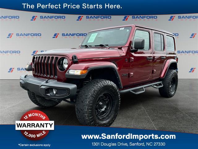 used 2021 Jeep Wrangler Unlimited car, priced at $32,530