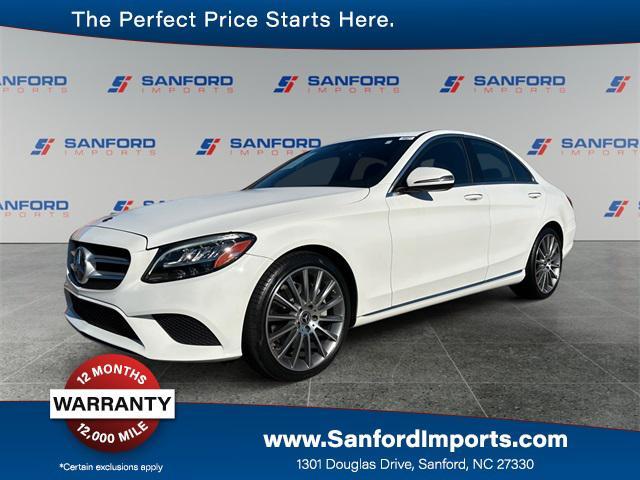 used 2019 Mercedes-Benz C-Class car, priced at $24,650