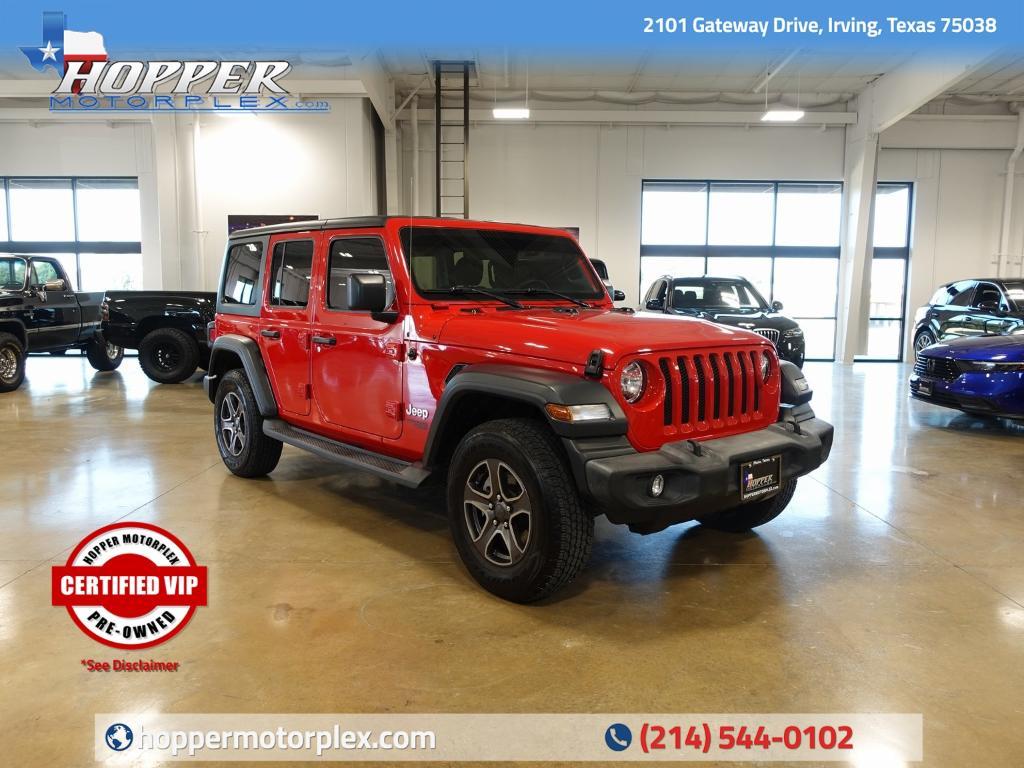 used 2019 Jeep Wrangler Unlimited car, priced at $29,000