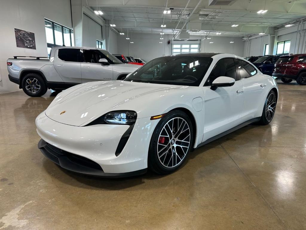 used 2021 Porsche Taycan car, priced at $62,000