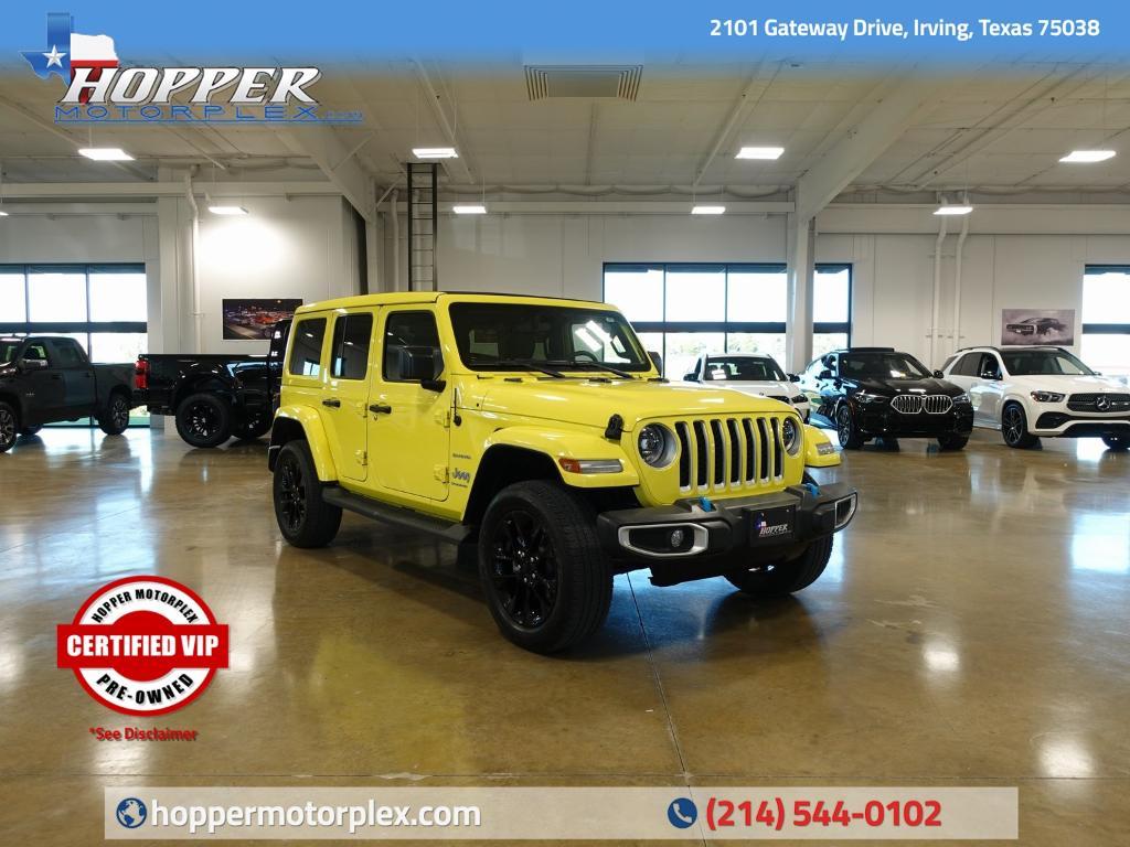 used 2023 Jeep Wrangler 4xe car, priced at $35,750