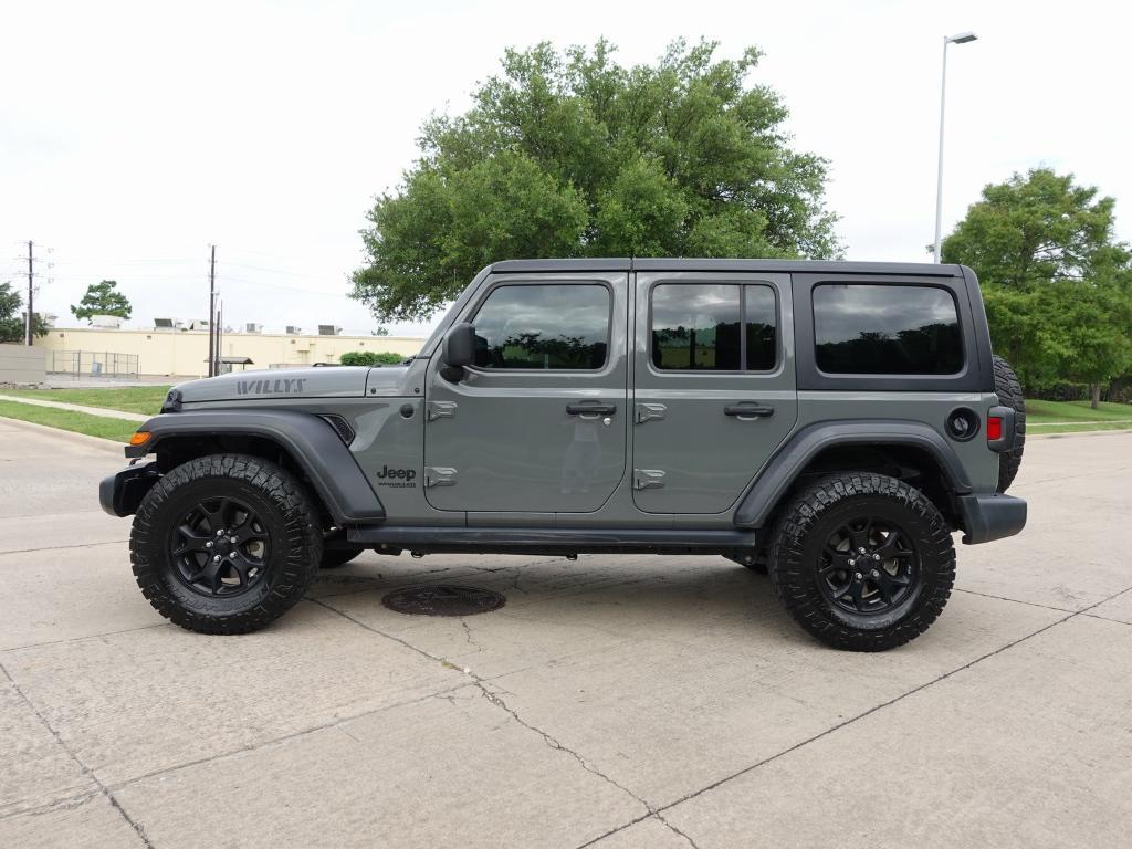 used 2021 Jeep Wrangler Unlimited car, priced at $29,000