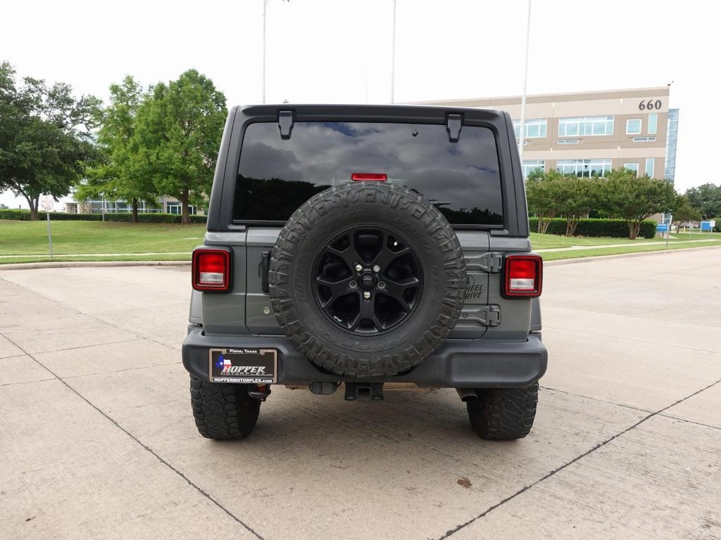 used 2021 Jeep Wrangler Unlimited car, priced at $29,000