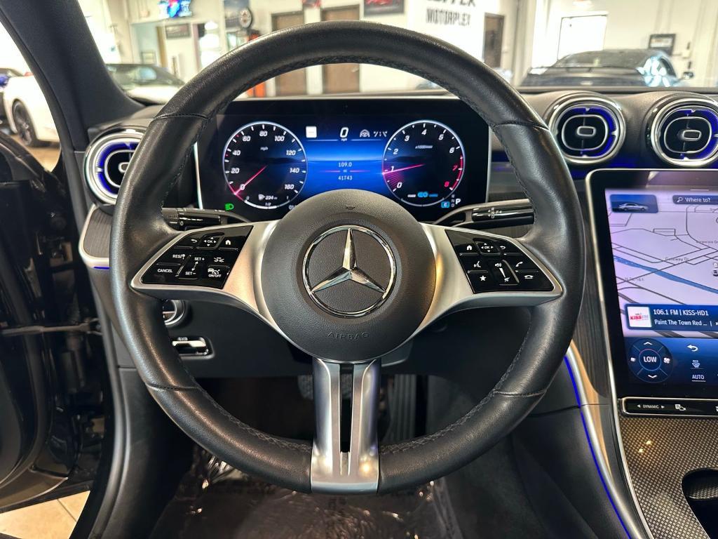 used 2022 Mercedes-Benz C-Class car, priced at $34,000