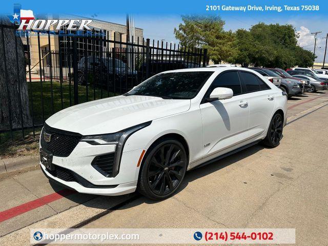used 2023 Cadillac CT4-V car, priced at $48,000