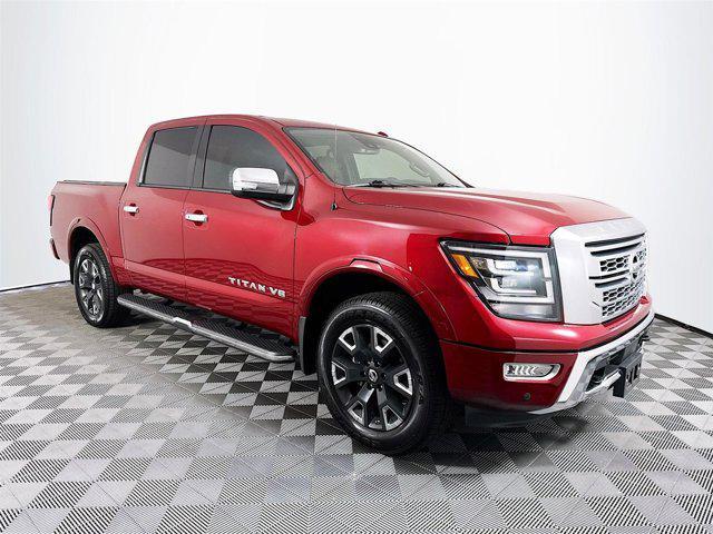 used 2020 Nissan Titan car, priced at $38,555