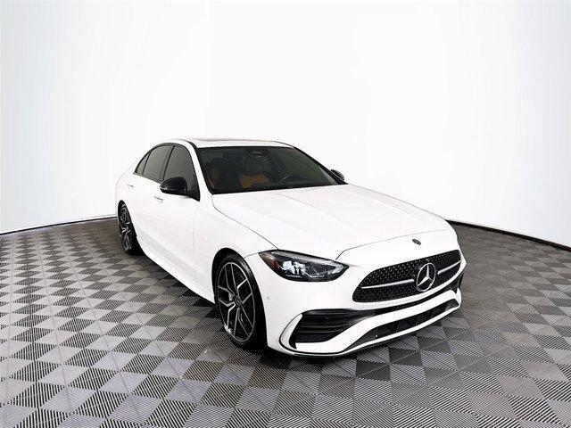 used 2022 Mercedes-Benz C-Class car, priced at $31,899