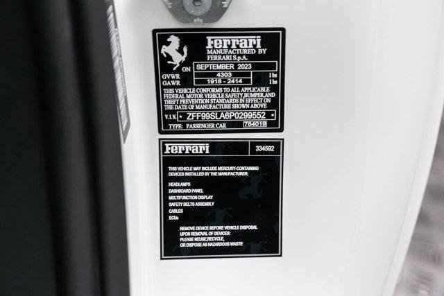 used 2023 Ferrari 296 GTB car, priced at $409,988