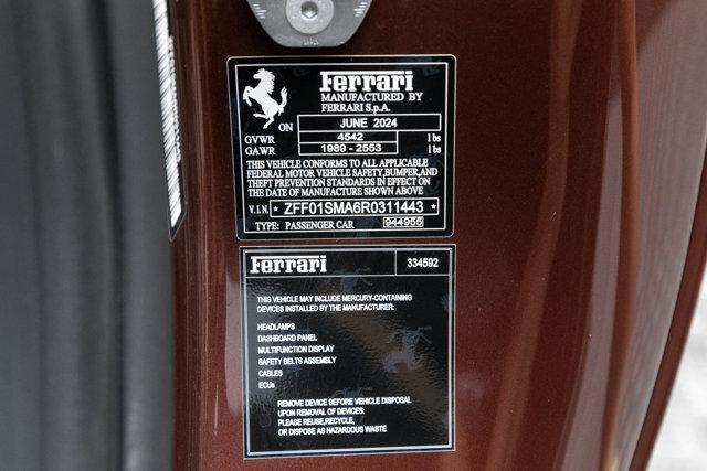 used 2024 Ferrari 296 GTS car, priced at $464,988