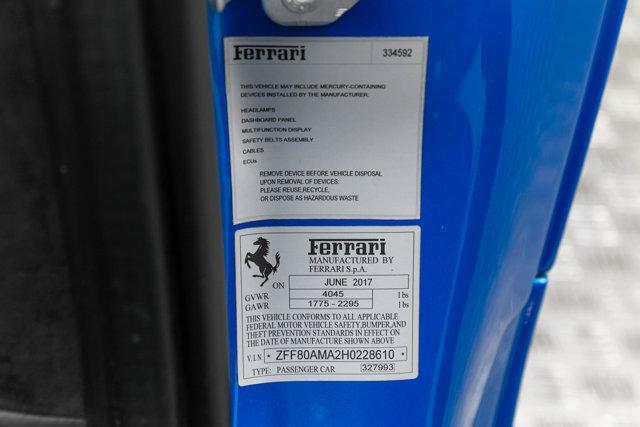 used 2017 Ferrari 488 Spider car, priced at $259,988