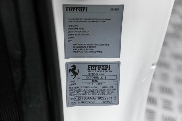 used 2017 Ferrari 488 Spider car, priced at $289,988