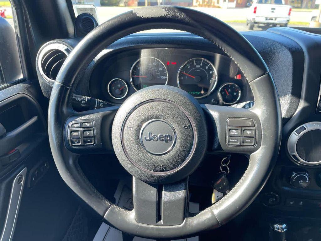 used 2014 Jeep Wrangler Unlimited car, priced at $15,450