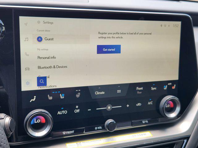 new 2025 Lexus TX 500h car, priced at $75,589