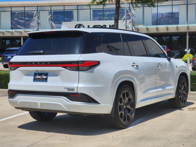 new 2025 Lexus TX 500h car, priced at $73,950