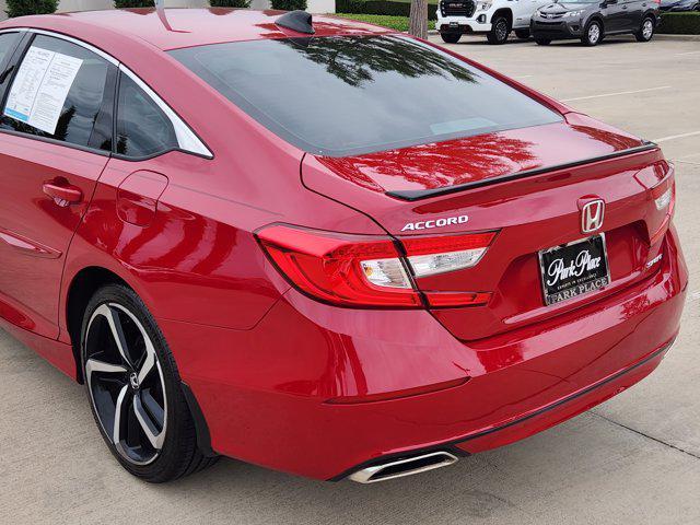 used 2021 Honda Accord car, priced at $23,400