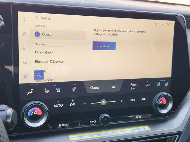 new 2026 Lexus TX 500h car, priced at $76,688