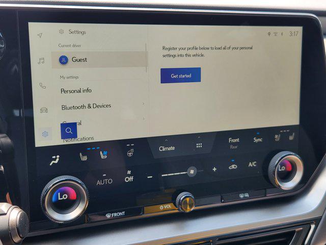 new 2025 Lexus TX 350 car, priced at $66,444