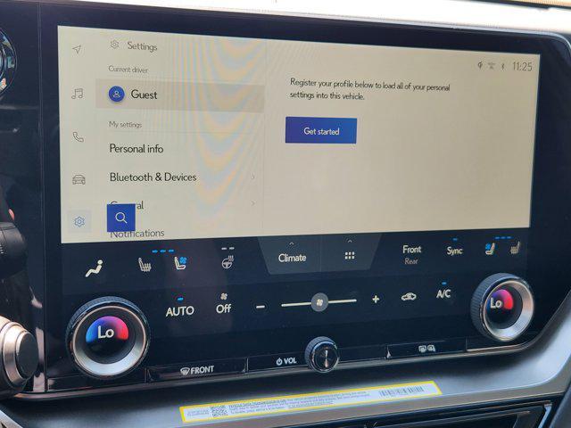 new 2025 Lexus TX 350 car, priced at $65,645