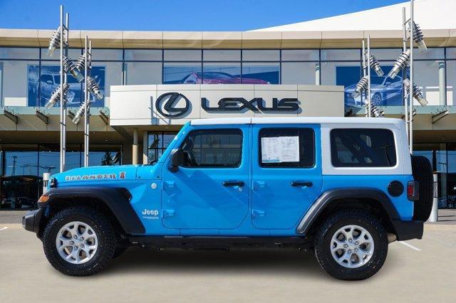 used 2021 Jeep Wrangler Unlimited car, priced at $28,400