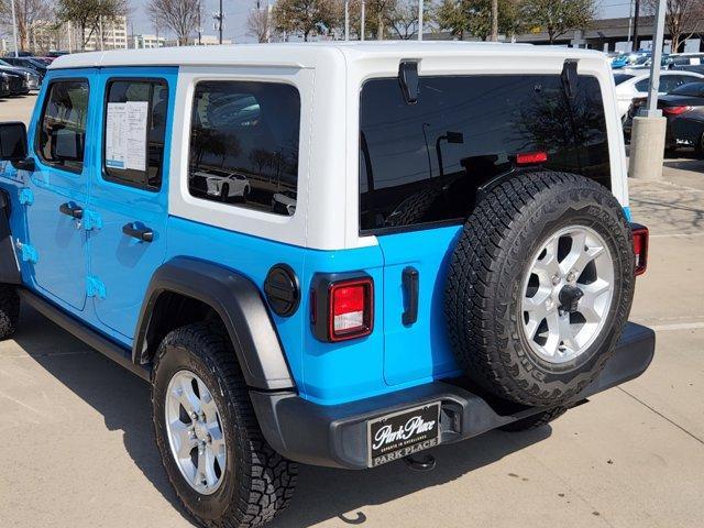 used 2021 Jeep Wrangler Unlimited car, priced at $28,400