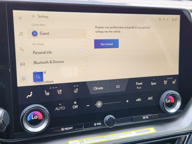 new 2025 Lexus TX 350 car, priced at $65,184