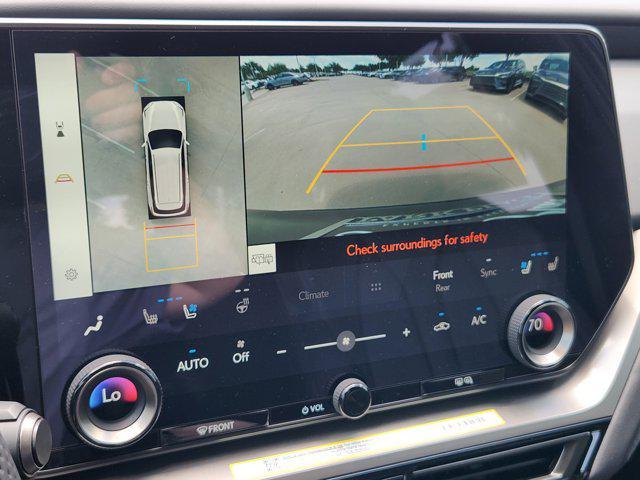 new 2025 Lexus TX 500h car, priced at $76,064