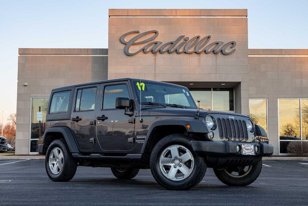 used 2017 Jeep Wrangler Unlimited car, priced at $22,702